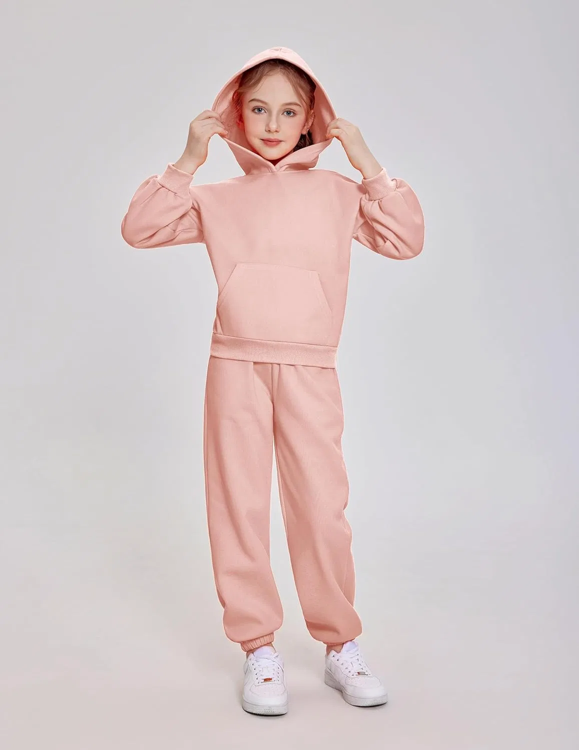 Детский спортивный костюм из толстовки и штанов Arshinet, Light Pink — фото 4
