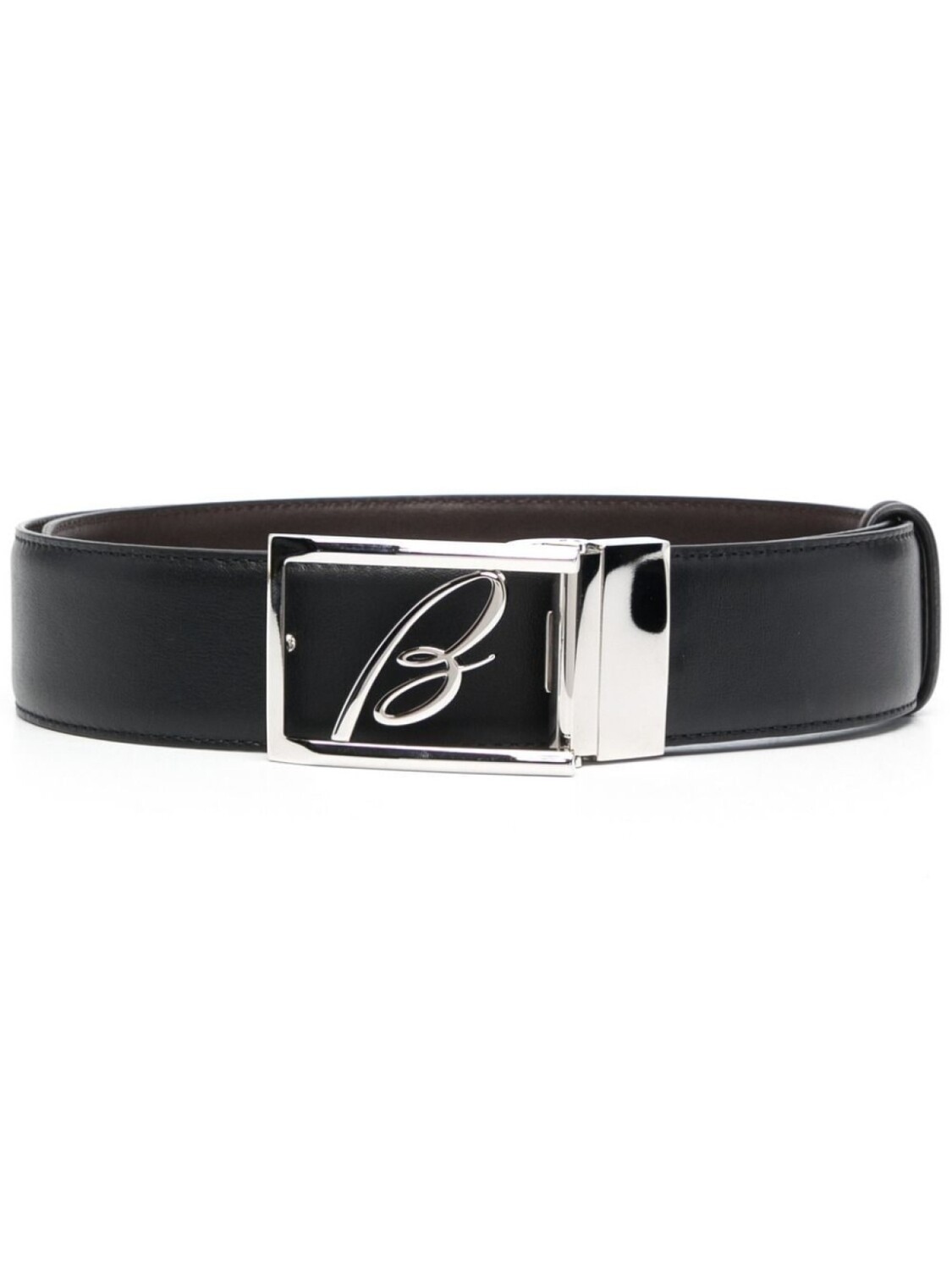 

Brioni ремень с логотипом, черный