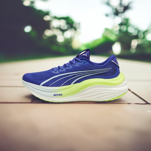Мужские кроссовки для бега по шоссе Magmax Nitro Puma, синий — фото 2