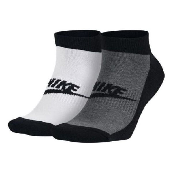 

Носки с рисунком, носки без показа, 2 пары Nike, серый