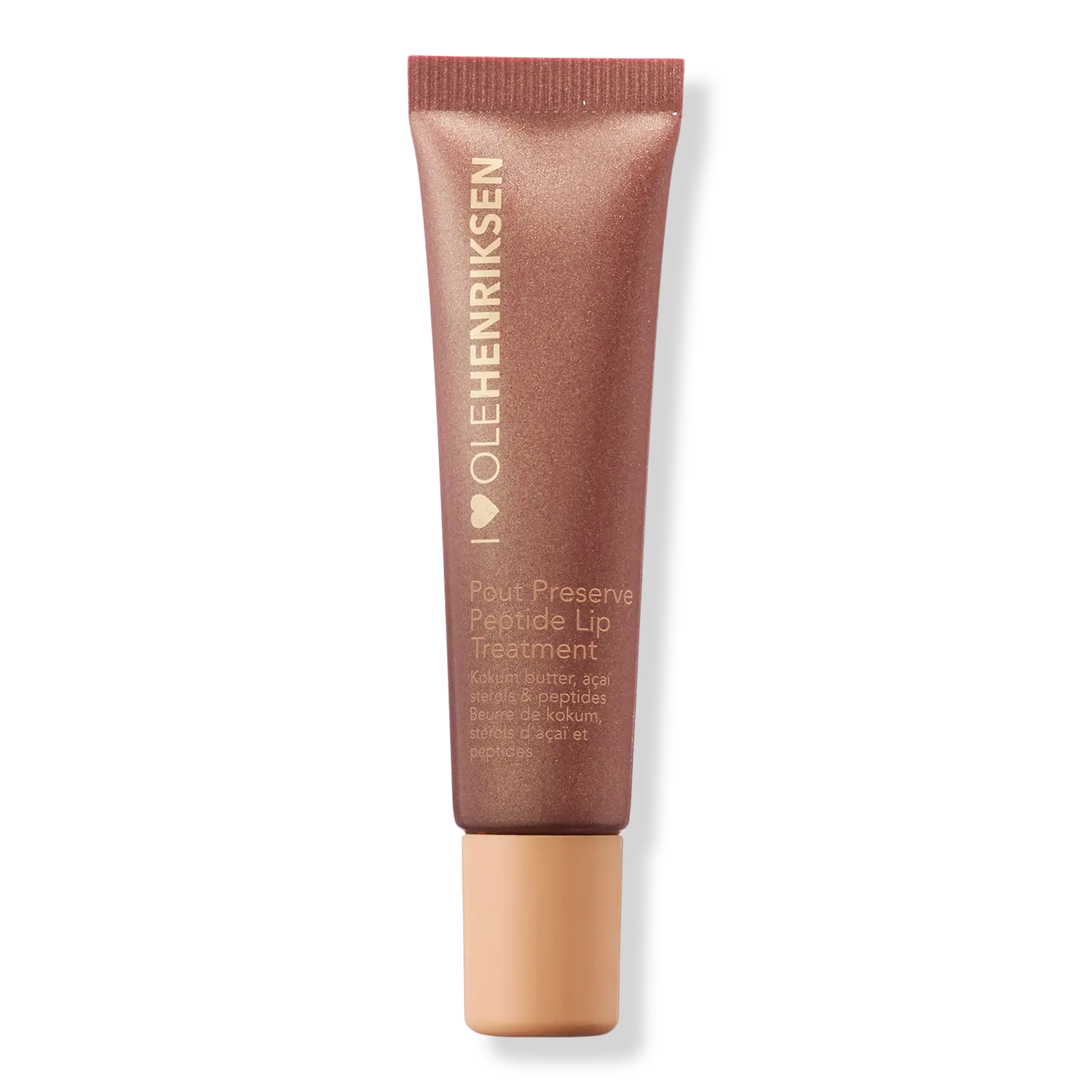 

Увлажняющий пептидный бальзам для губ OLEHENRIKSEN Pout Preserve, Cocoa Creme Glimmer, 12 мл