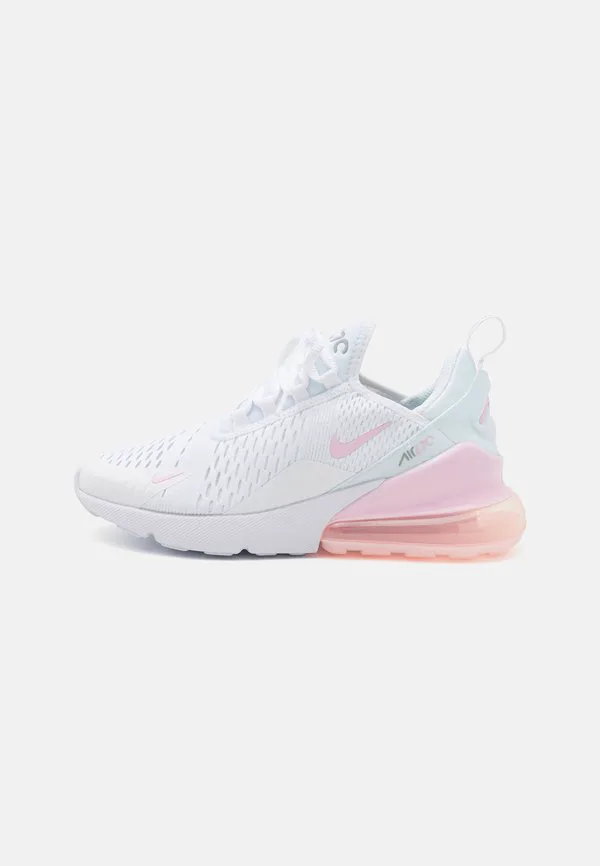 Кроссовки air max 270 унисекс Nike Sportswear, White/Pink Foam/Light Smoke Grey