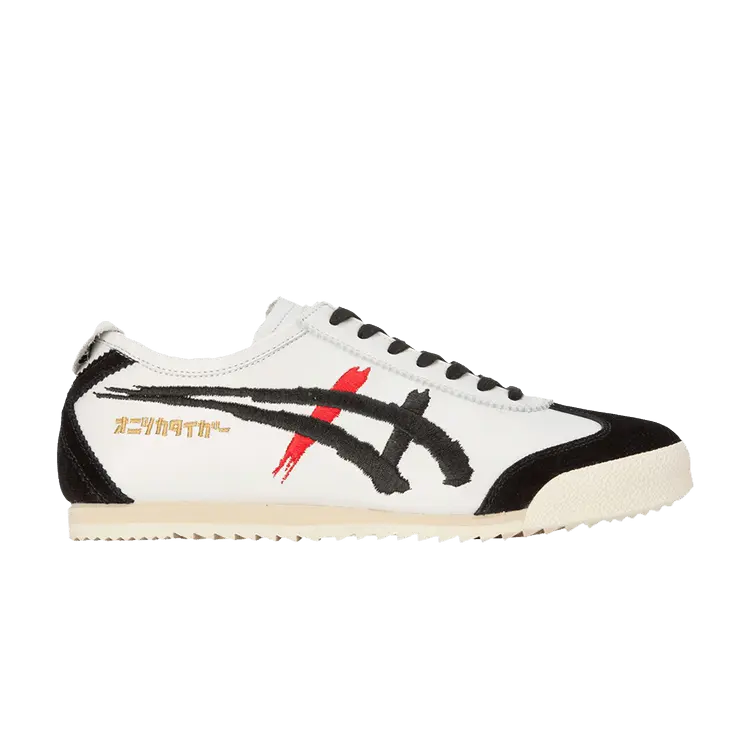 Кроссовки Onitsuka Tiger Wmns Mexico 66 Deluxe Katakana - White Black, белый