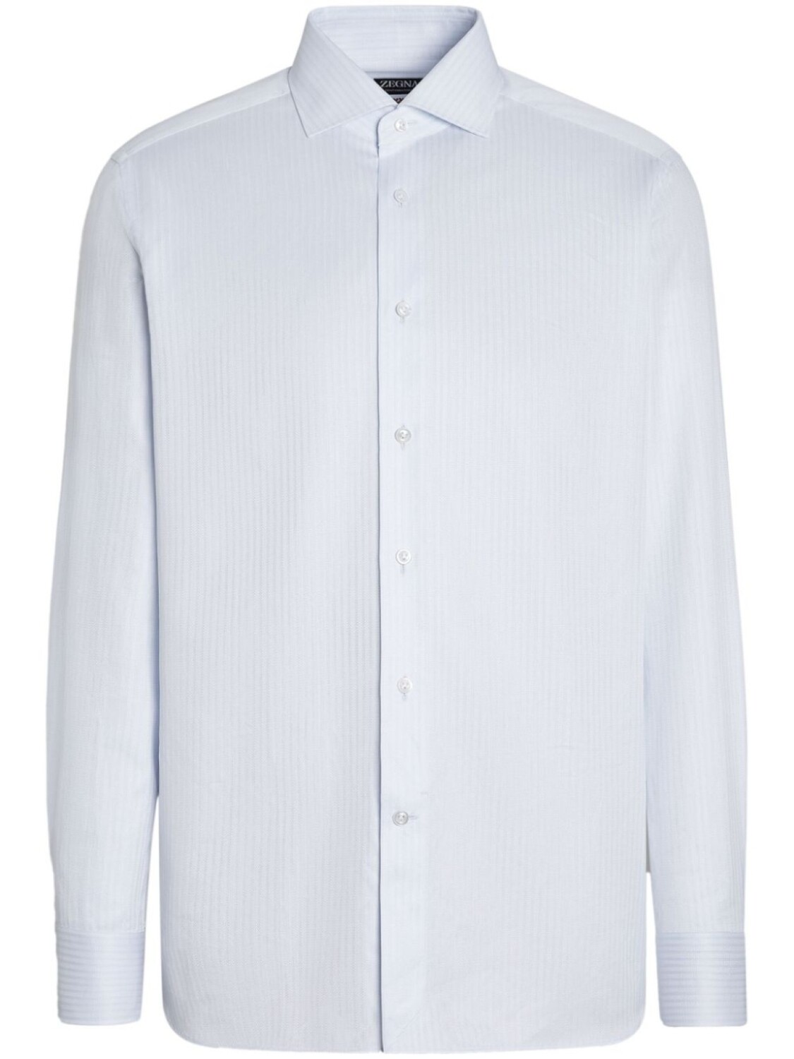 

Полосатая хлопковая рубашка Zegna