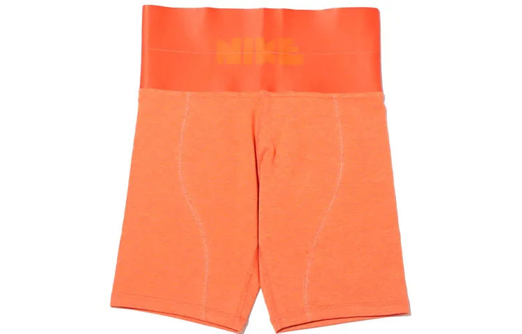 Шорты с высокой талией Circa 72 Logo Detailed Nike, Mandala Orange