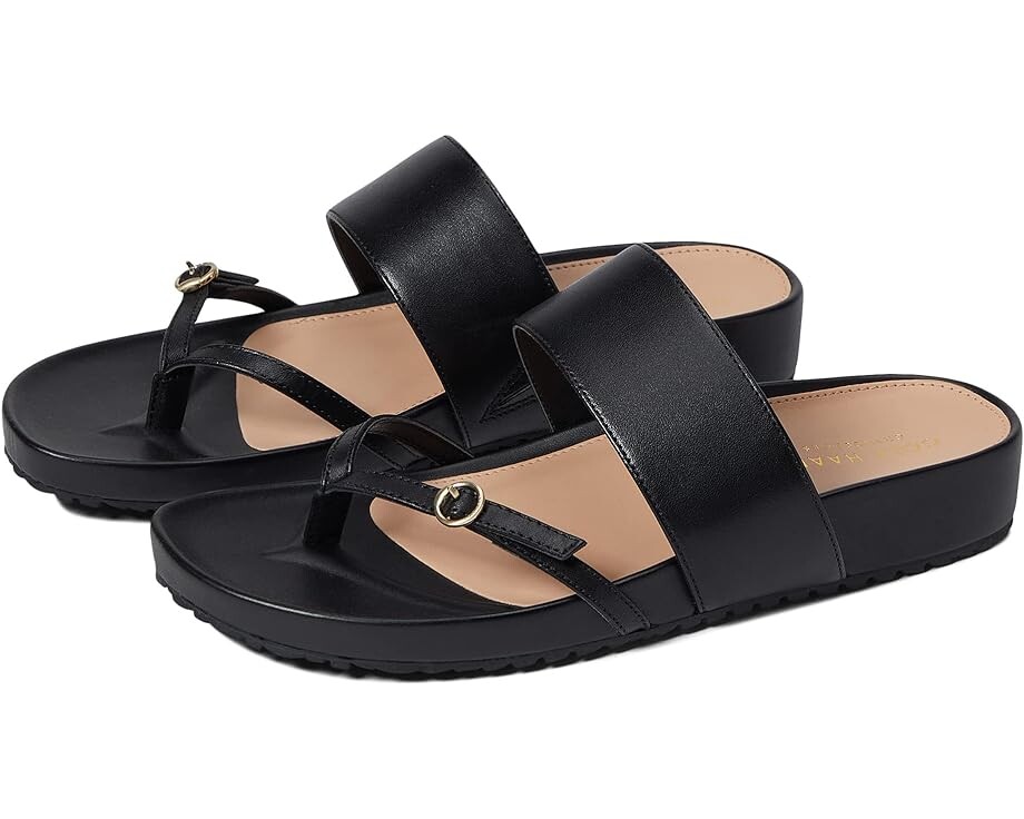 

Сандалии Cole Haan Milani Thong Sandal, черная кожа