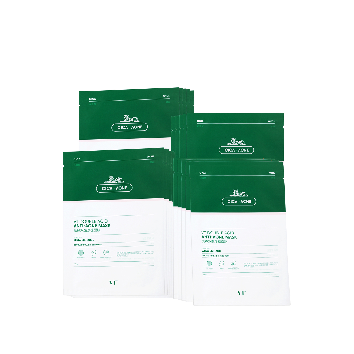 

Двойная кислотная маска для борьбы с акне борьба с акне, успокаивающая, увлажняющая, восстанавливающая и питающая VT