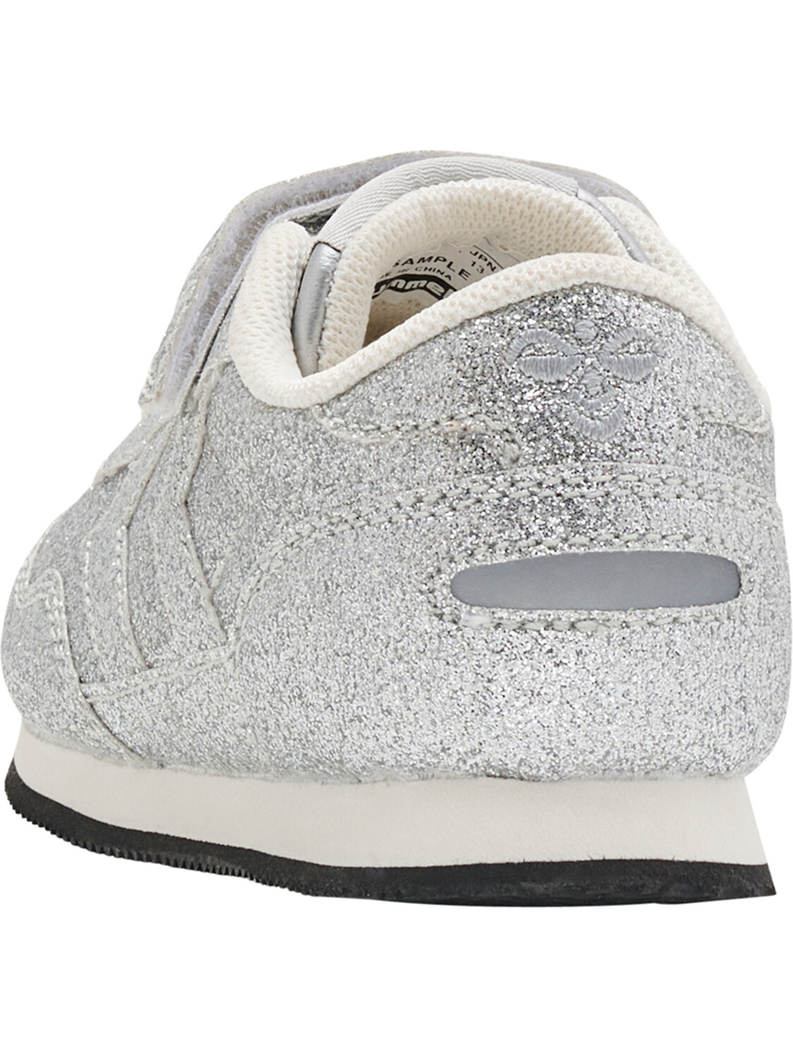 Низкие кроссовки Hummel Low Reflex Glitter Infant, серебряный — фото 2