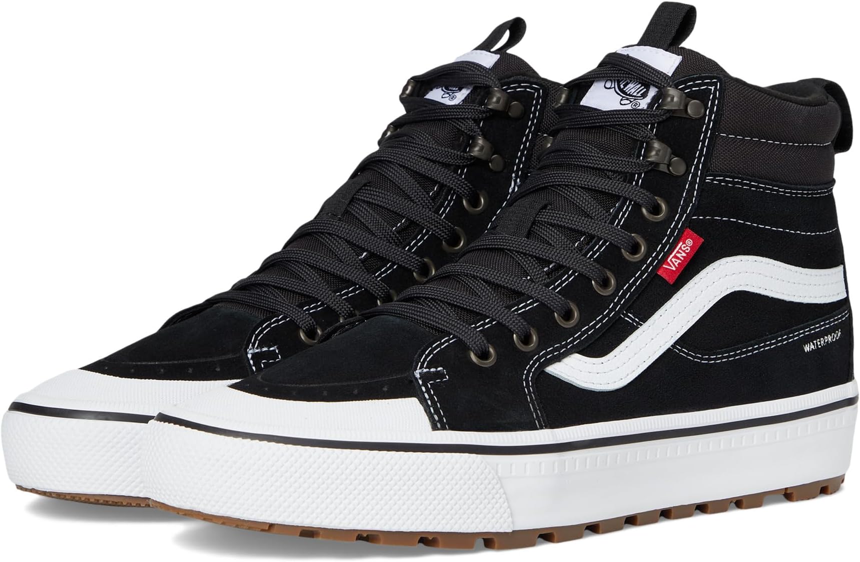 Кроссовки Vans U MTE SK8-Hi Waterproof Insulated, черный/белый