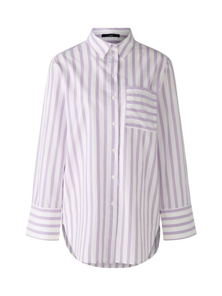 

Блуза Oui Hemdbluse, цвет white violett