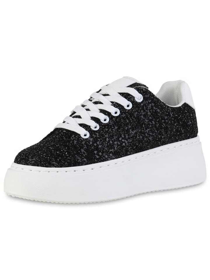 

Низкие кроссовки VAN HILL Plateau Chloe, черный