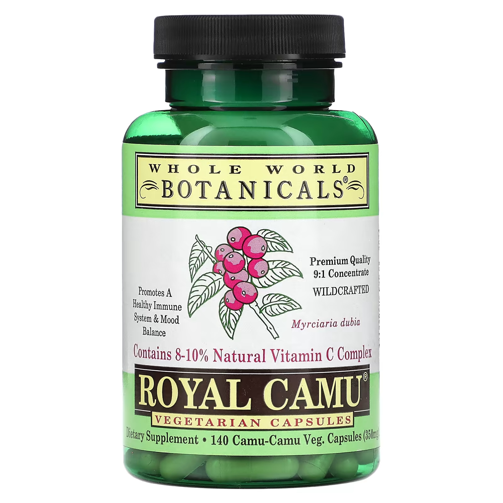 

Каму-каму Whole World Botanicals Royal Camu 700 мг, 140 капсул (350 мг на капсулу)