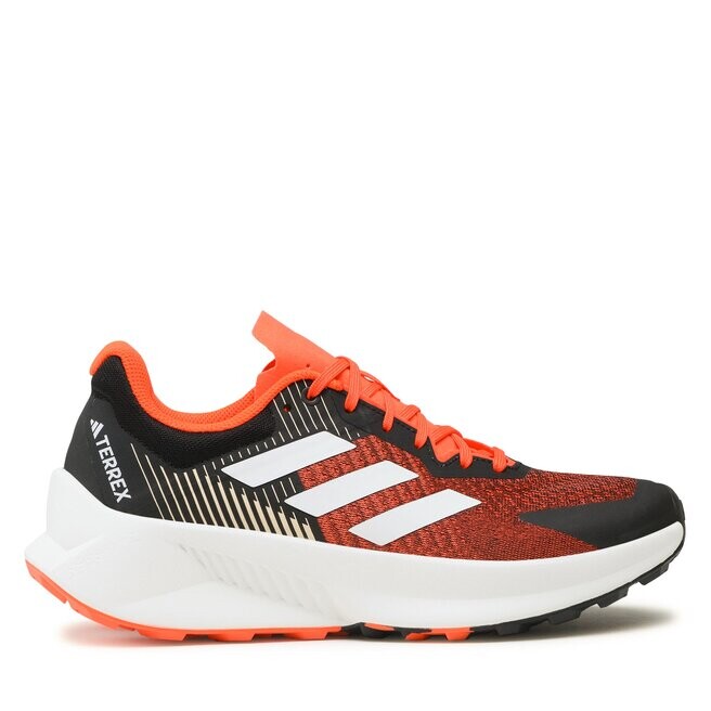 

Кроссовки adidas Terrex Soulstride Flow Trail Running Shoes HP5564 Core Black/Crystal White/Impact Orange, черный