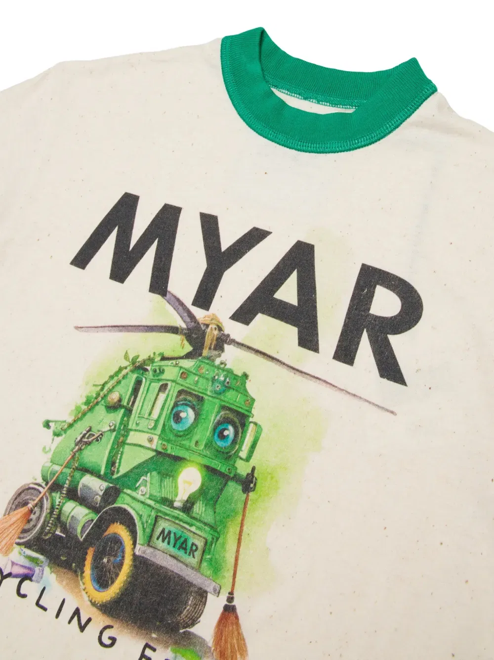 Футболка с графическим принтом Myar Kids, нейтральный — фото 3