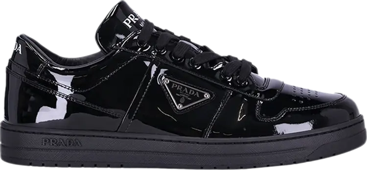

Кроссовки Prada Downtown Leather 'Black Patent', черный