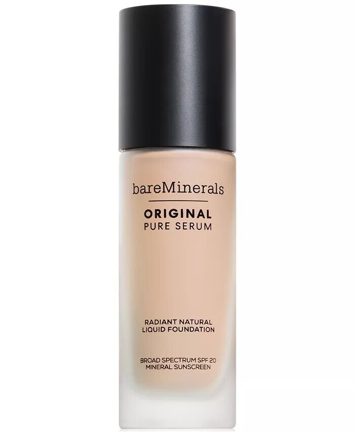 

Original Pure Serum Сияющая жидкая основа SPF 20 Bareminerals, цвет Deep Neutral 6