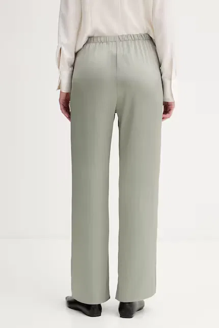 Брюки из сатина Calvin Klein, зеленый — фото 3