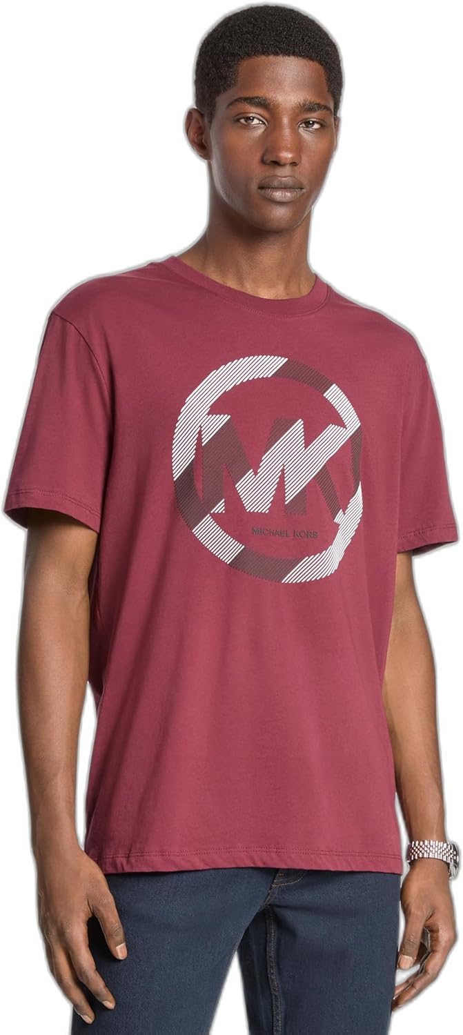 

Мужская футболка Michael Kors MK Sport с графическим логотипом, Oxblood