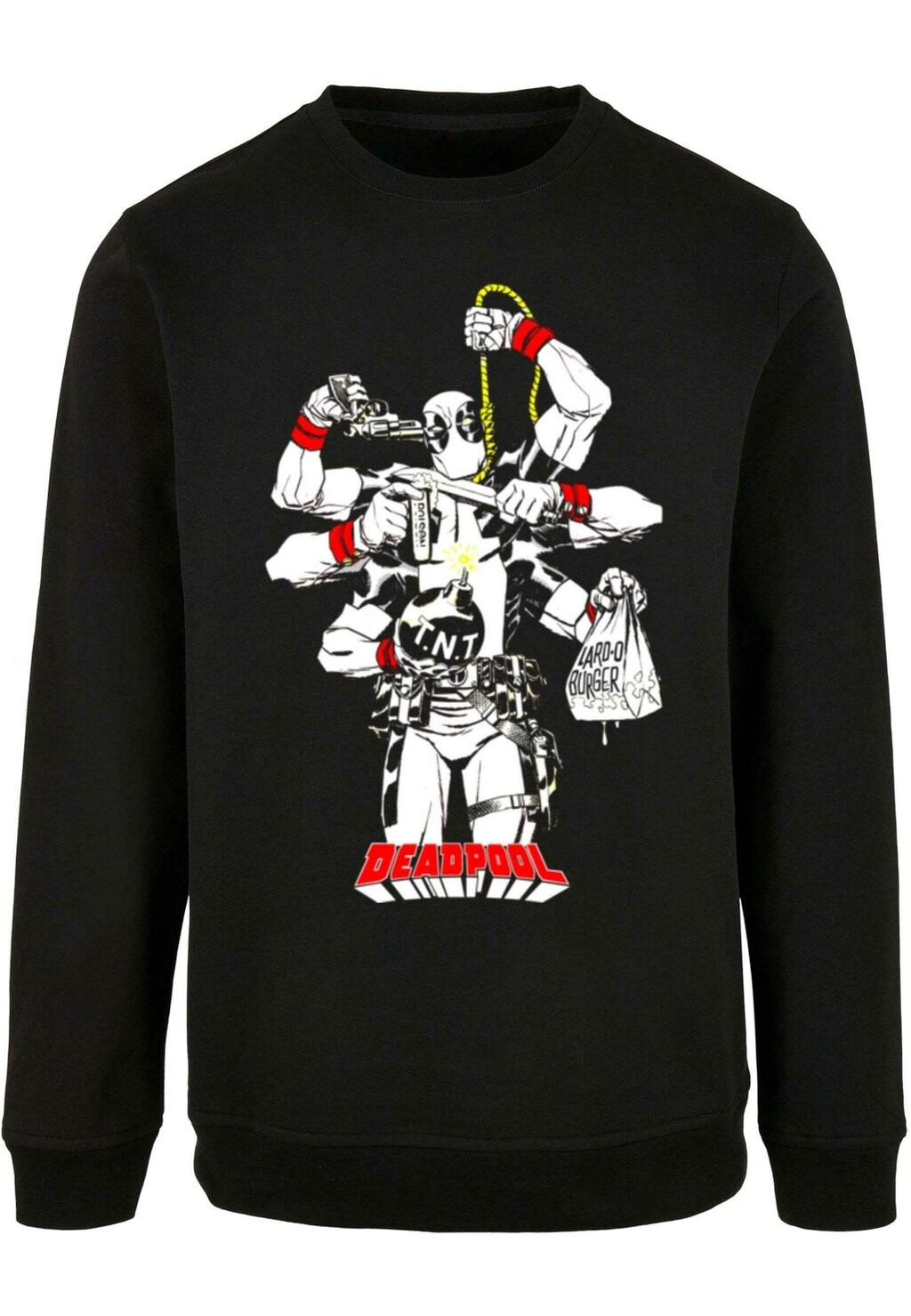 

Толстовка DEADPOOL MULTITASKING CREWNECK ABSOLUTE CULT, черный