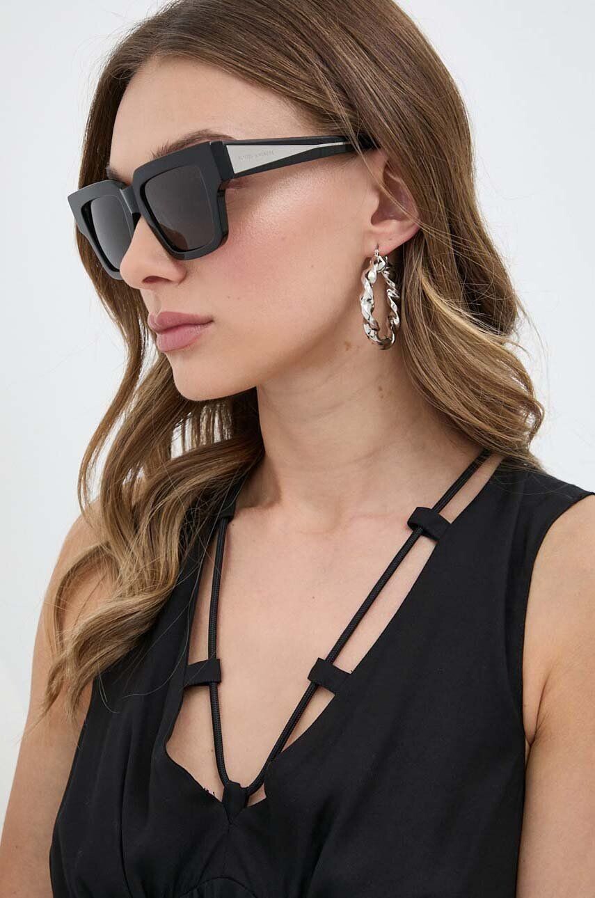 

Солнцезащитные очки Bottega Veneta, черный
