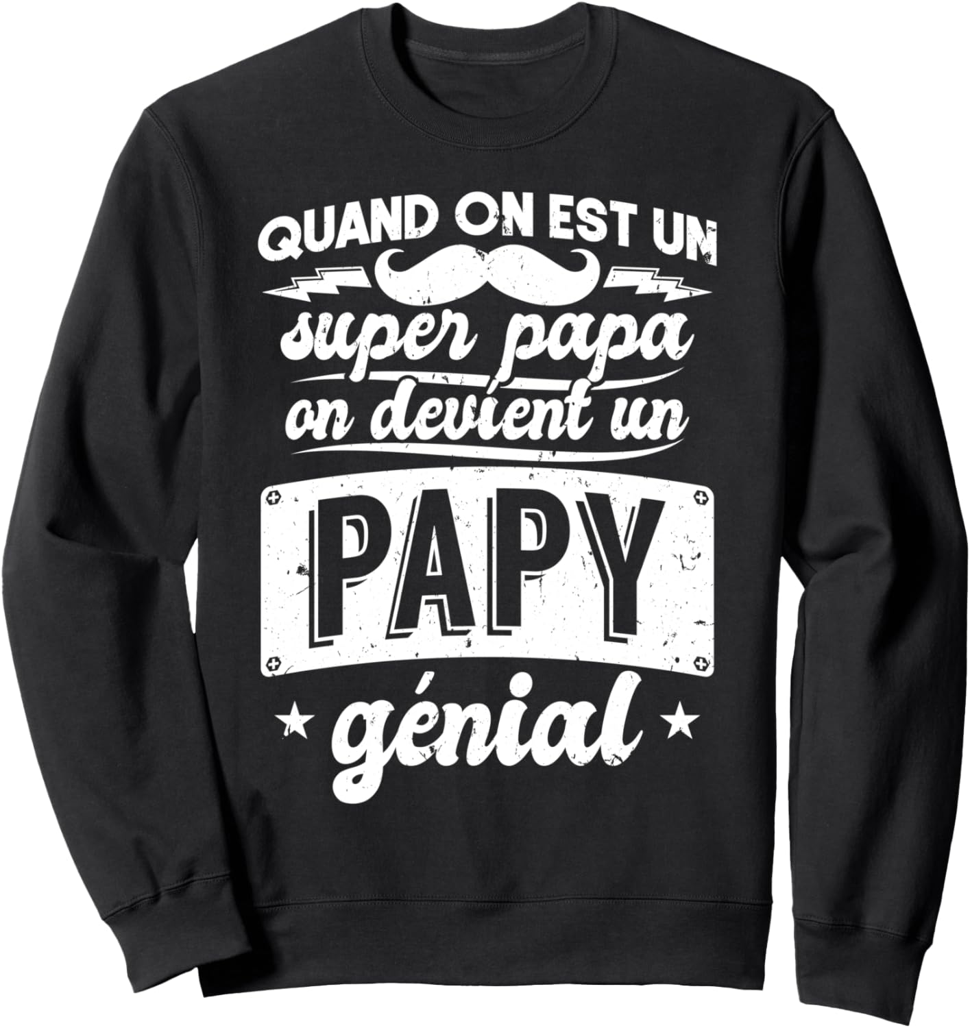 

Когда на On Est Супер Папа становится Прадедушкой Толстовка Idee Cadeau Papi Original Cadeaux Papy, черный