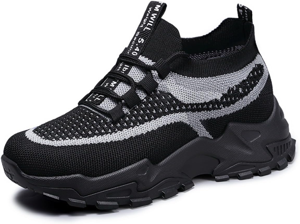 

Легкие дышащие спортивные кроссовки 2025 с амортизацией, Удобные и стильные, Идеальны для повседневной одежды и повседневного носки Krviuoe, черный