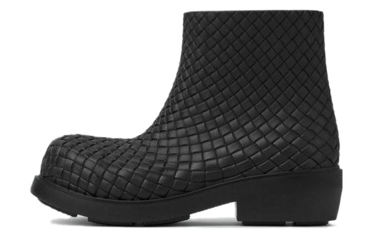 Пожарные берцы Bottega Veneta, черный