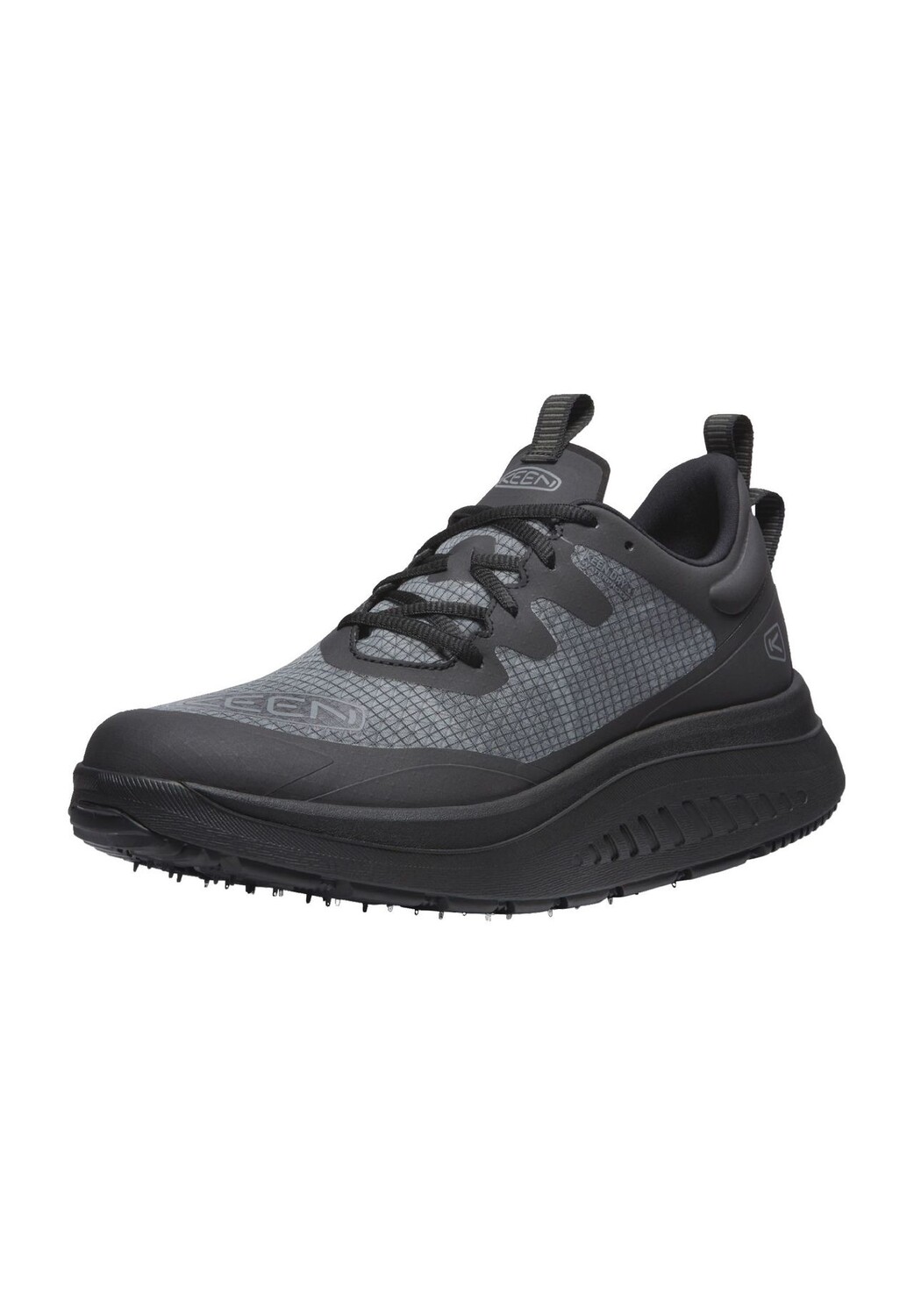 

Полуботинки WK400, нескользящие, прочные, мужские KEEN, цвет Black Black