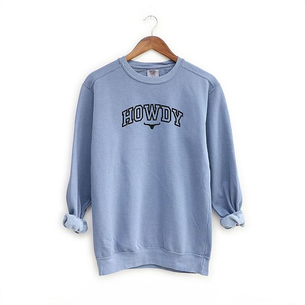 

Вышитый свитшот Howdy Bull с эффектом винтажного окрашивания Simply Sage Market, Blue Jean, Зеленый, Вышитый свитшот Howdy Bull с эффектом винтажного окрашивания Simply Sage Market, Blue Jean