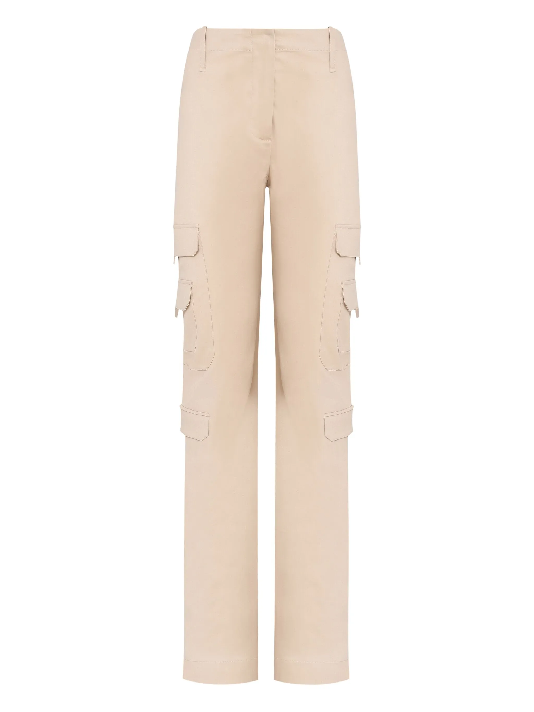 

Брюки с карманами карго Gloria Coelho, бежевый