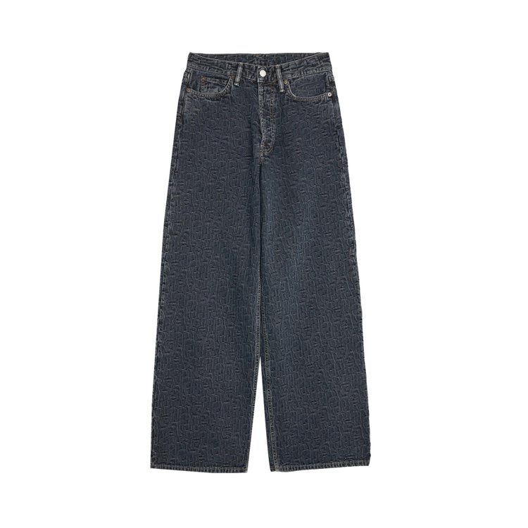 

Джинсы Acne Studios 1981F Monogram Jeans, цвет Blue/Black