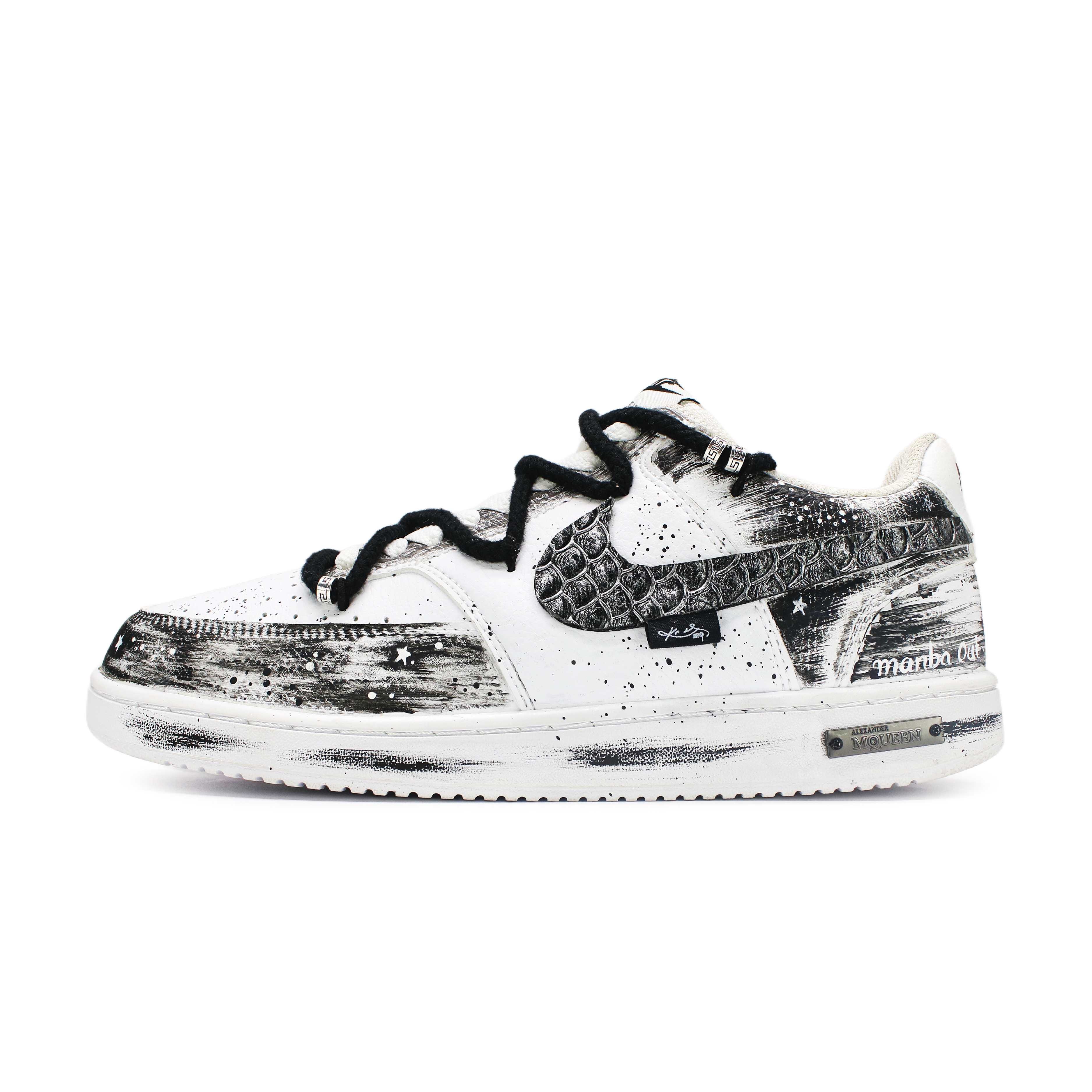

Nike Кроссовки Court Vision 1 для скейтбординга, износостойкие, низкие, мужские, черно-белые