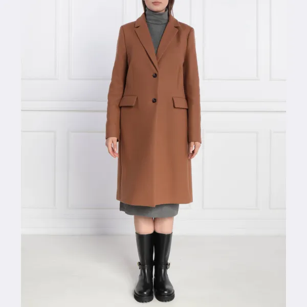 

Шерстяное пальто с добавлением кашемира. Tommy Hilfiger, коричневый