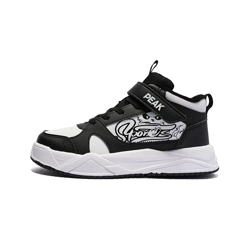 Детские утепленные кроссовки PEAK Black/All White