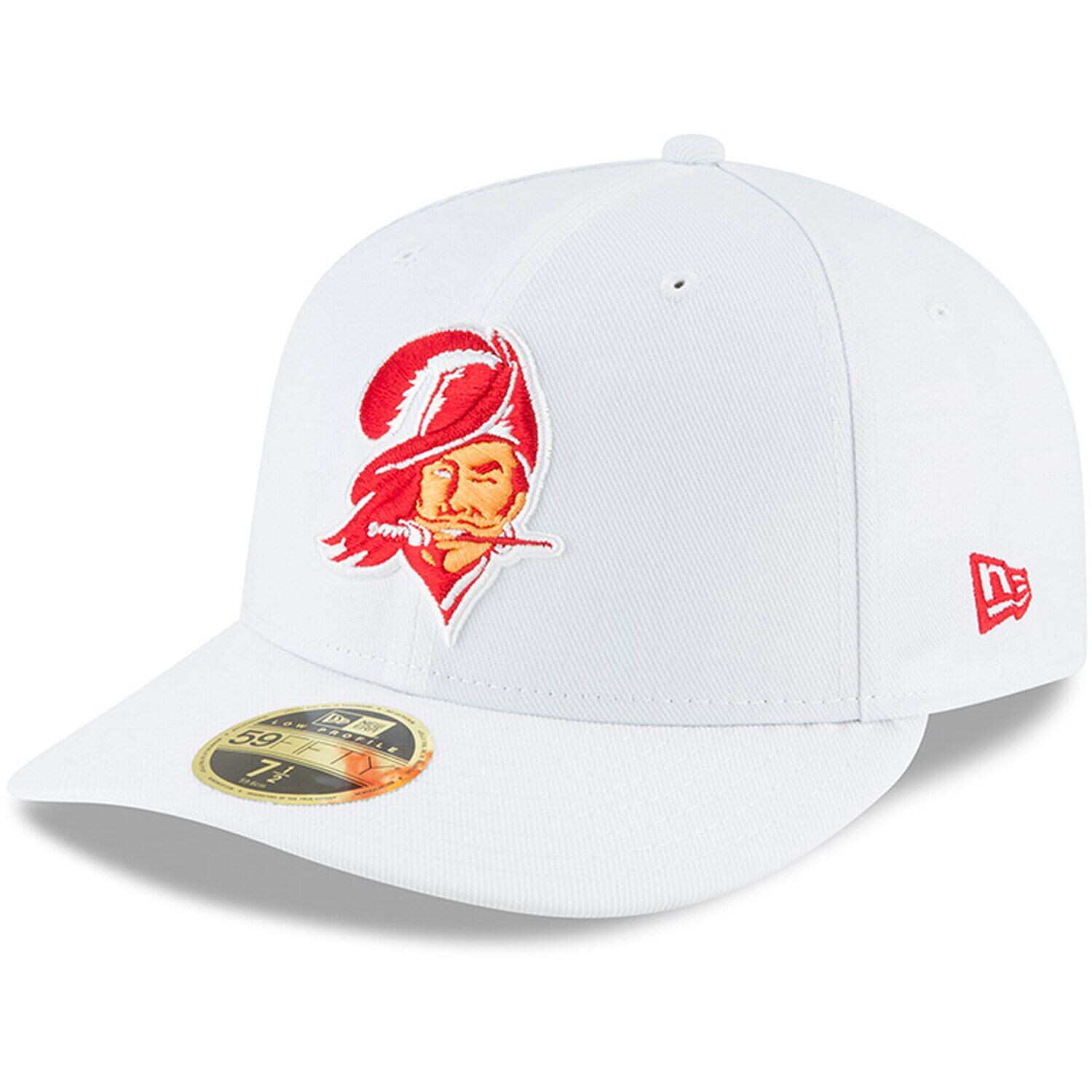 

Мужская бейсболка New Era White Tampa Bay Buccaneers с логотипом Omaha Low Profile 59FIFTY