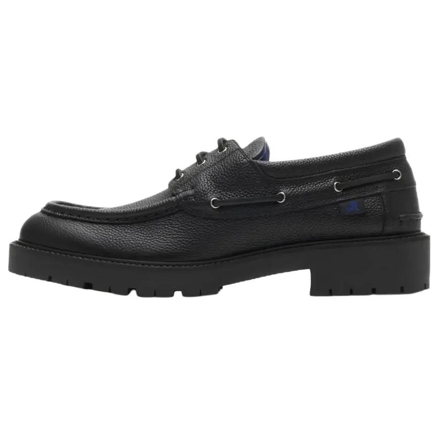 

Burberry Мужские лодочные туфли Raft Boat Shoes Black