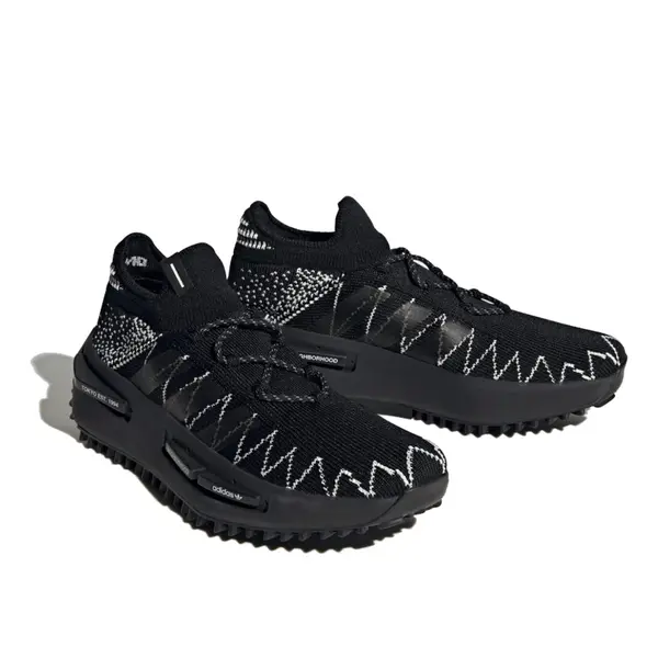 Кроссовки nmd s1 knit Adidas, черный — фото 2