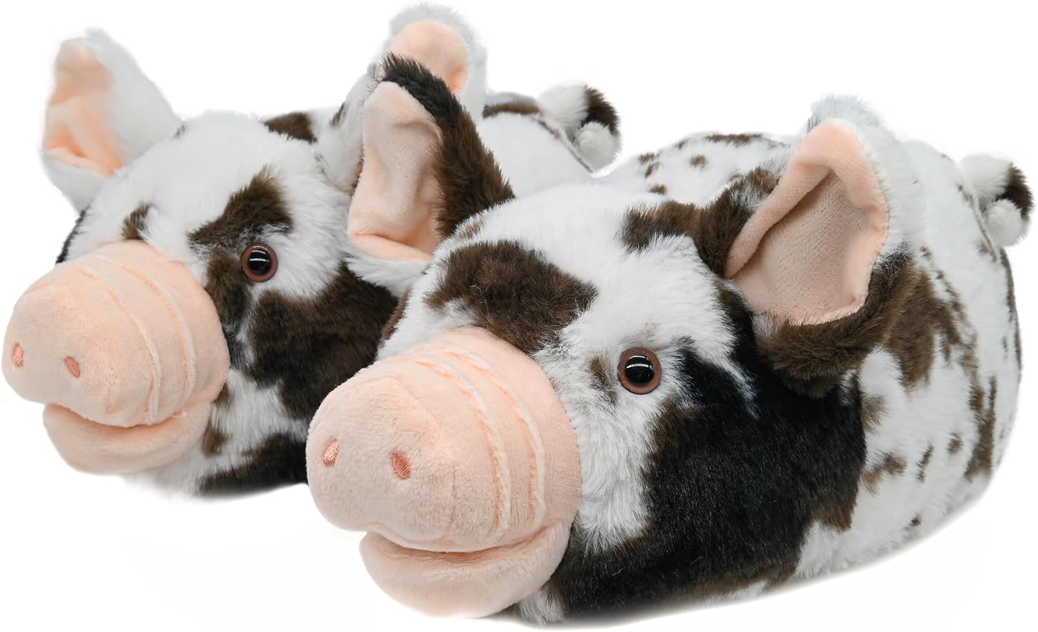 

Пушистые зимние тапочки Onmygogo с животными для мужчин и женщин, Spotted Pig