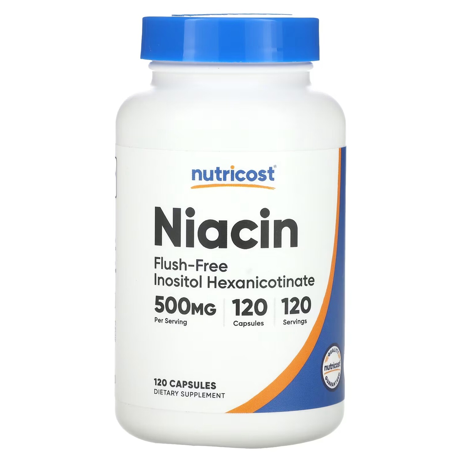 

Nutricost ниацин, не вызывающий приливов 500 мг 120 капсул