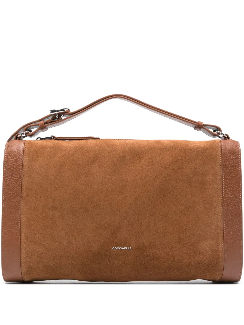 

Замшевая сумка на плечо Coccinelle, коричневый