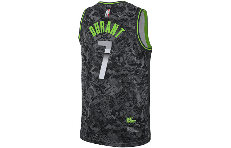

Футболка мужская баскетбольная NBA черного серого цвета Nike