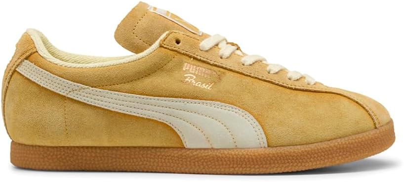 

Мужские кроссовки PUMA Brasil The Neverworn с шнуровкой, повседневные - желтые