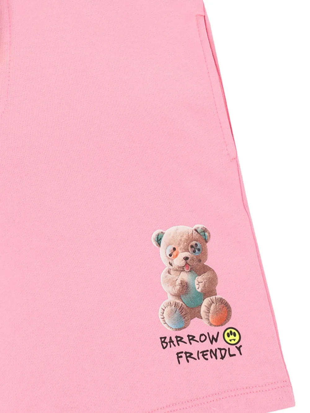 Спортивные шорты с принтом Barrow Kids, розовый — фото 3