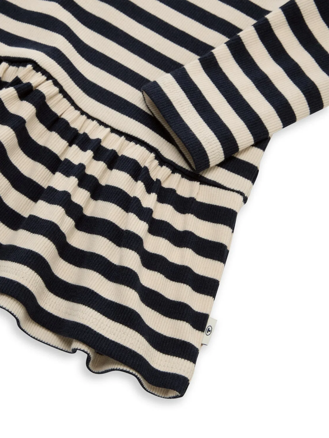 Футболка Tom Tailor, Cream/Dark Blue — фото 3