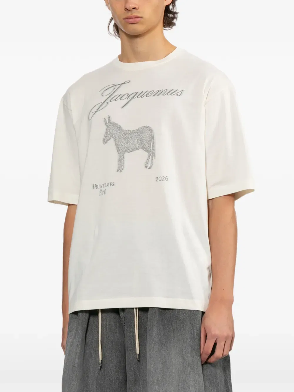 Футболка Jacquemus, нейтральный — фото 3