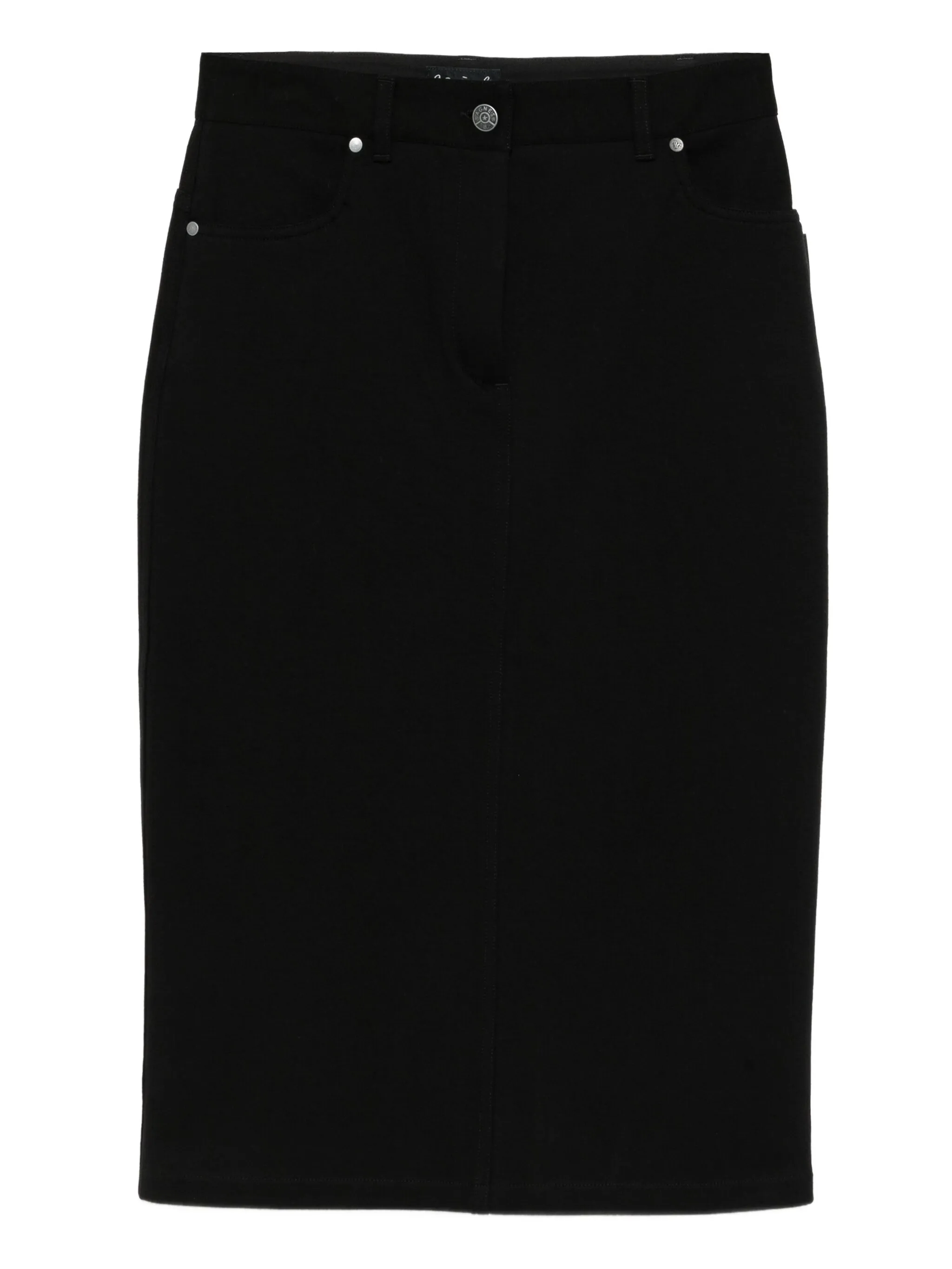 

Джинсовая юбка Agnès B., черный