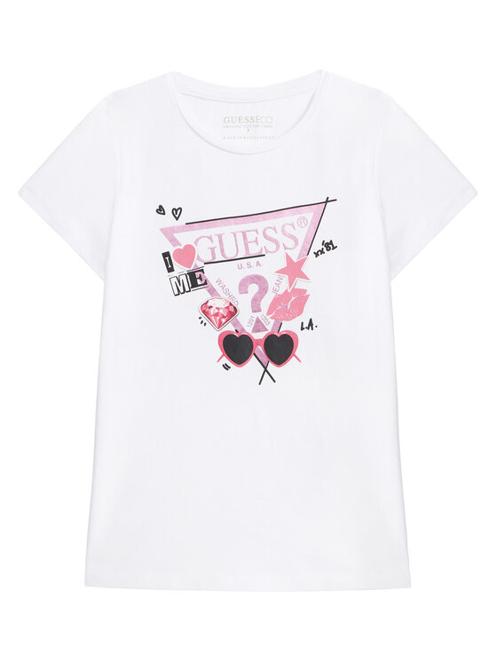 

Футболка regular fit J5YI00 K6YW4 Guess, белый