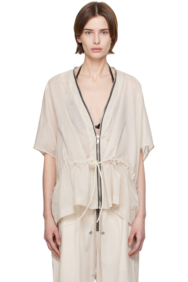 

Голливудская парусная куртка Rick Owens, цвет dinge