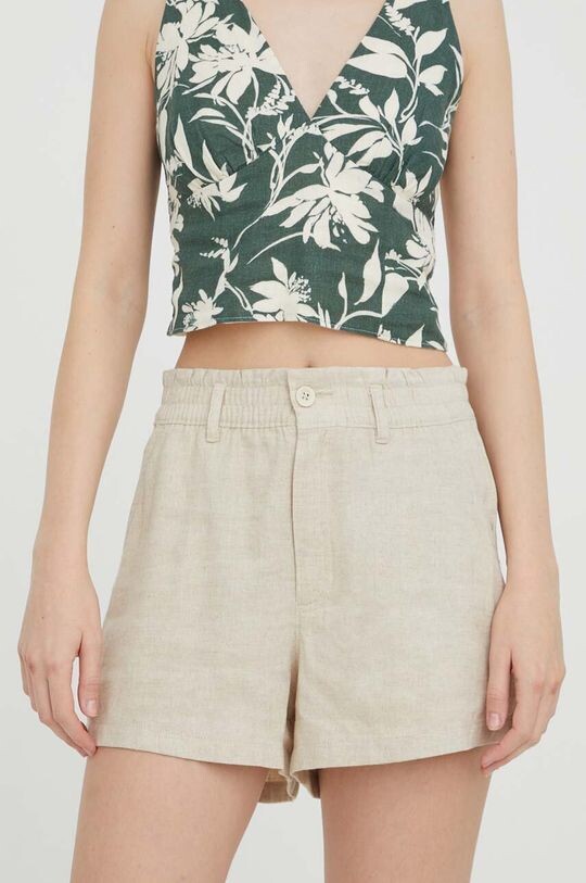 

Льняные шорты Hollister Co., бежевый