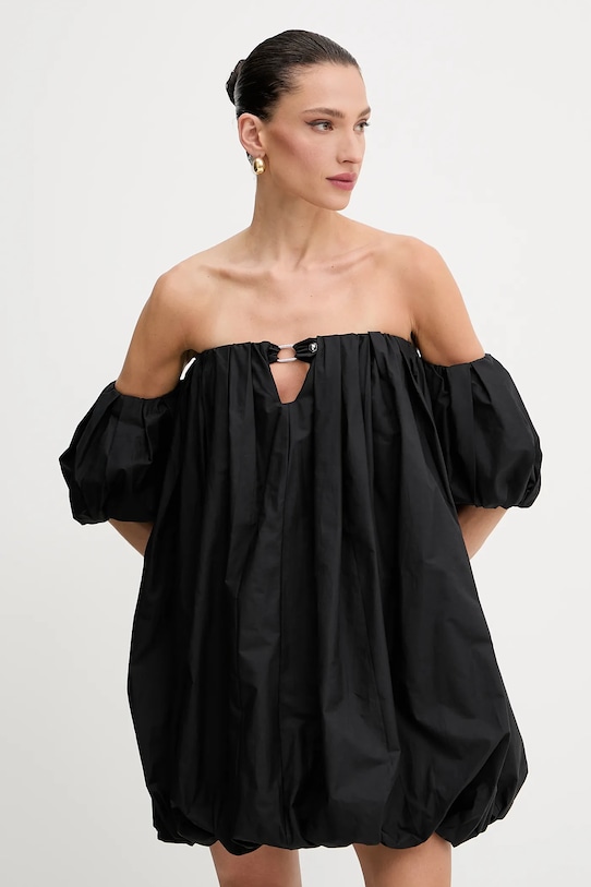 

Хлопковое платье Pinko, черный